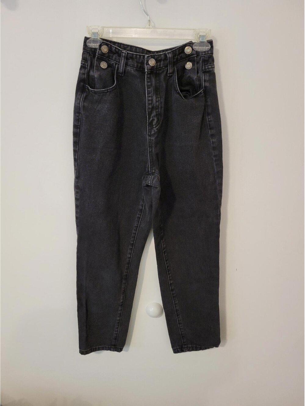 SHEIN Women's Black High-Waisted Jeans - Size XS